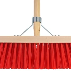 Talen Tools Bezem Rood Inclusief Steel 35cm
